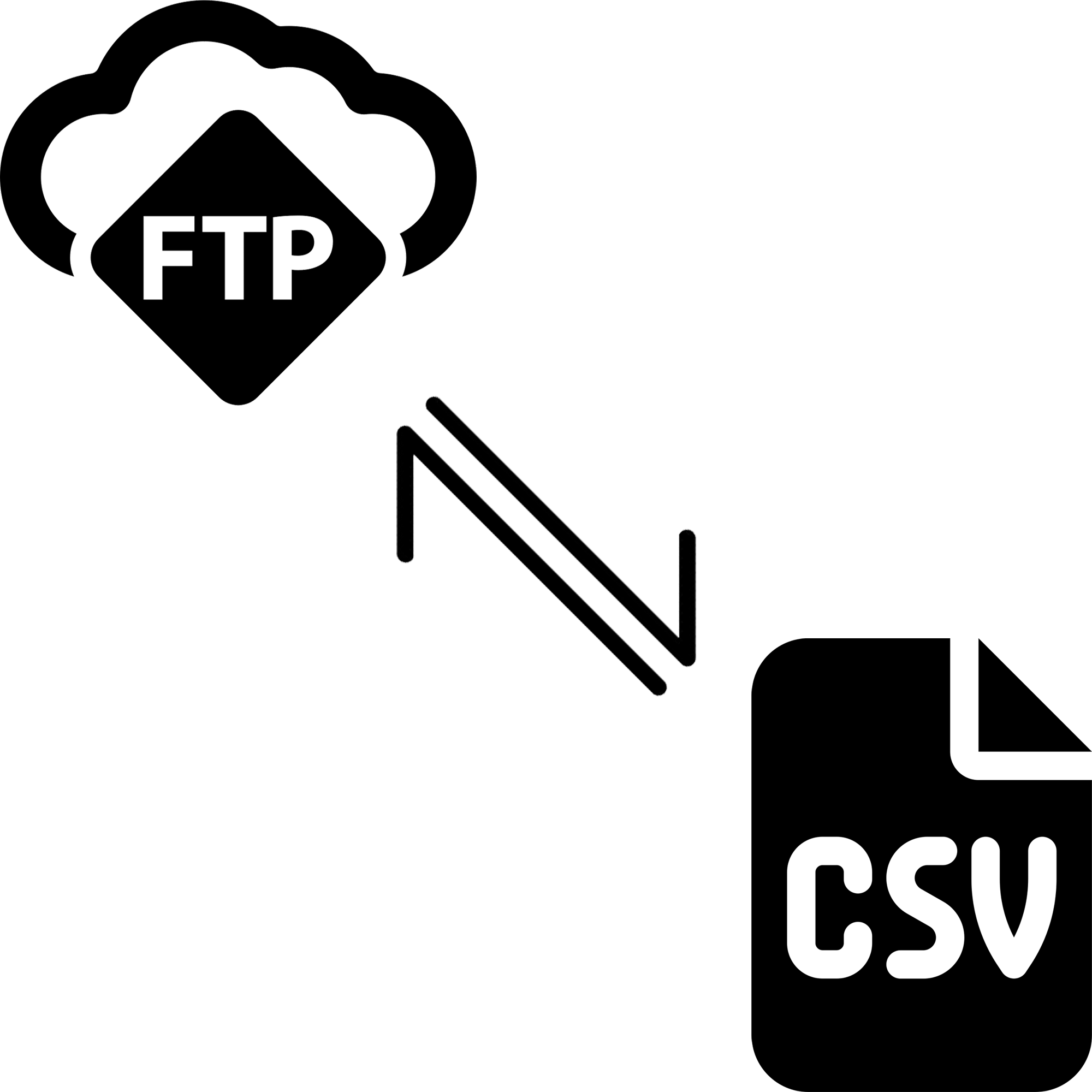 FTP-powered medical CSV file downloader